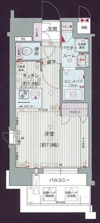 プレサンス名古屋STATIONアライブの物件間取画像